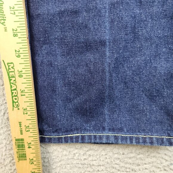 Vintage L'Avion Jeans 30 XL Bootcut Dark Wash Blue Denim Pants Western Rodeo - Picture 6 of 10